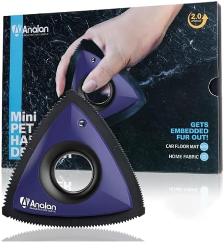 Analan Mini Pet Hair Remover for Car Detailing Dog Hair Tool by ANALAN