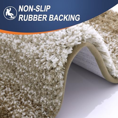 OLANLY Large Bathroom Rugs 50x30, Extra Soft Absorbent Microfiber Bath Rugs - Image 4
