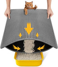 Cat Litter Mat, Upgrade Super Waterproof Back Layer Litter Box Mat, Non Slip by Conlun
