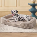 LE SURE Cute Cozy High Back Orthopedic XL Pro Dog Bed by Lesure