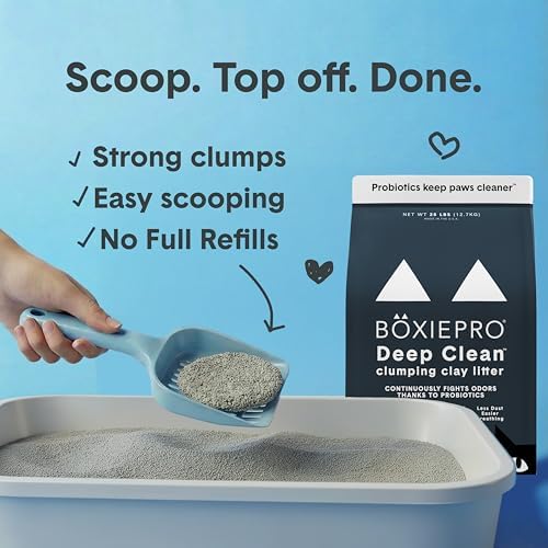 Boxie Probiotic Cat Litter, 40 Day Control, Clumping Clay Kitty Litter - Image 5