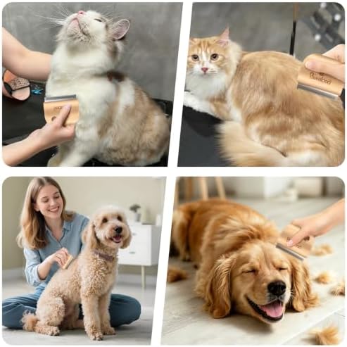 Pawaboo Deshedding Brush for Dogs & Cats, Dog Hair Removal Comb - Image 7