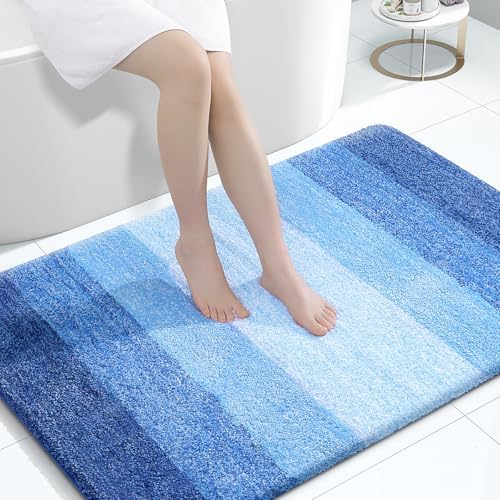 OLANLY Large Bathroom Rugs 60x40, Extra Soft Absorbent Microfiber Bath Rugs by OLANLY