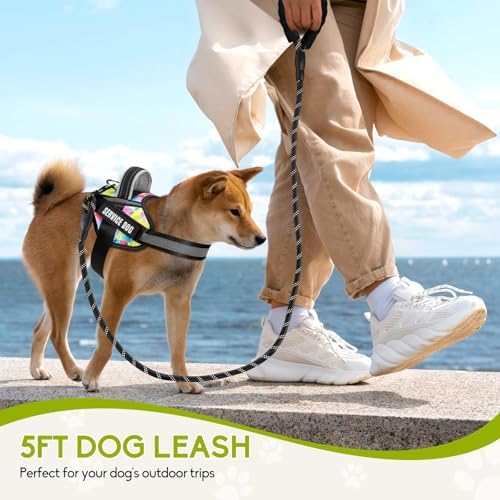 Service Dog Vest Harness and Leash Set, Animire in Training Dog Harness - Image 6