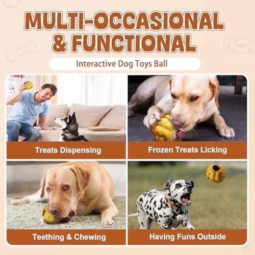 Dog Frozen Treats Toy, Cognitive Dogs Brain Stimulation Puzzle Toys - Image 3