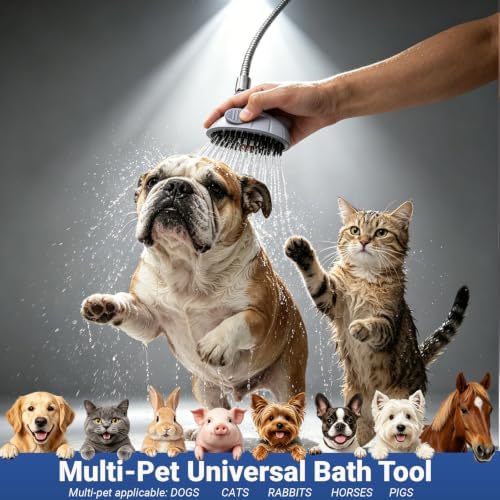 Multifunctional Dog Shower Attachment, Dog Bath Brush - Image 5
