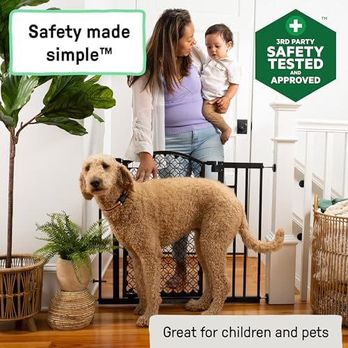 Ingenuity Decorative Panel Tall Baby Gate & Dog Gate, Hardware or Pressure - Image 3