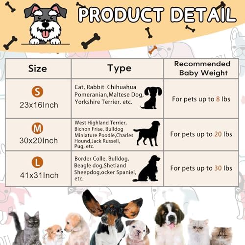 Rezutan Small Dog Blanket, Soft Puppy & Cat Flannel 3 Pack - Image 4