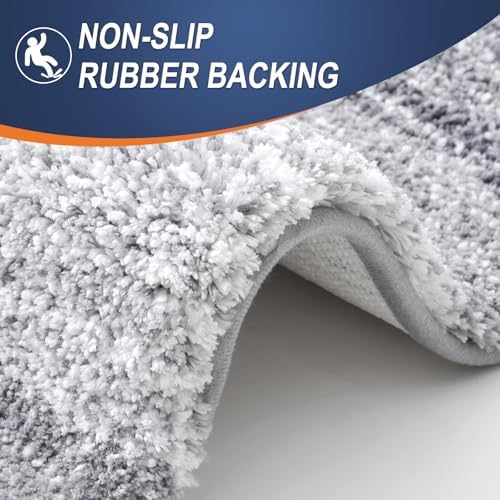 OLANLY Large Bathroom Rugs Mat 70x46, Extra Soft Absorbent Microfiber Bath Rugs - Image 4