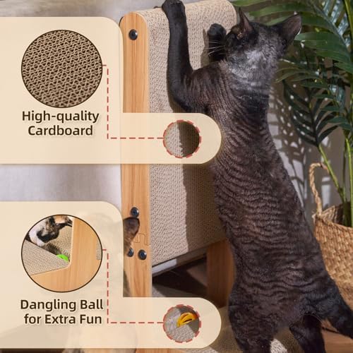 Nekosan Cat Scratcher, T-Shaped Cat Scratcher - Image 4