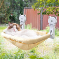 JUNSPOW Cat Window Perch Cordless, Foldable & Stable Cat Beds- Breathable Cat by JUNSPOW