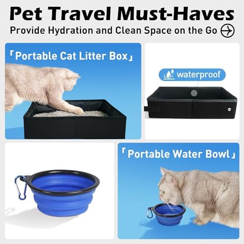 Prutapet Large Cat Carrier 24"x16.5"x16.5" Soft-Sided Portable Pet Crate - Image 4