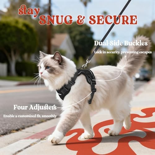 rabbitgoo Cat Harness and Leash Set, Escape Proof Vest - Image 6