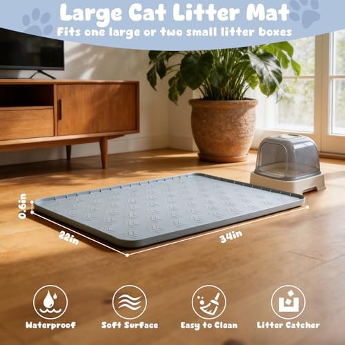 JUJOMAT Cat Litter Box Mat - Image 3