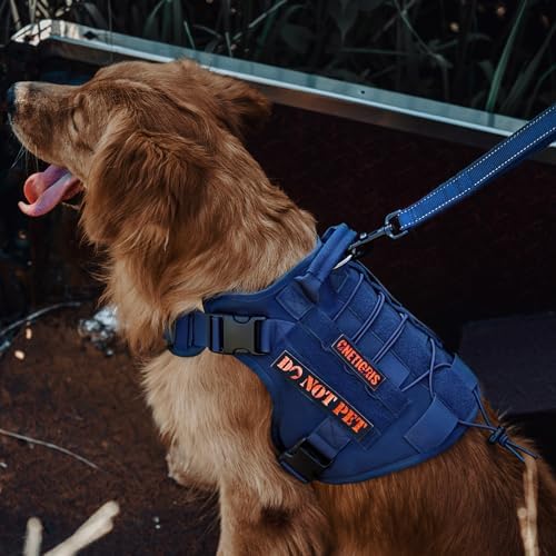 OneTigris Tactical Dog Harness Vest No-Pull Service Dog Vest - Image 6