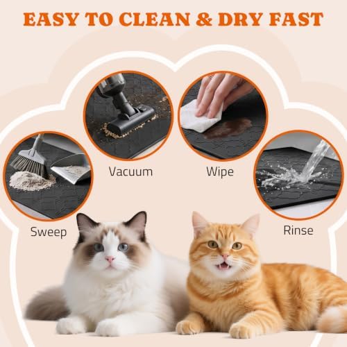 Pawtners Cat Litter Mat Extra Large 42" X 30", 2 Pack - Image 6