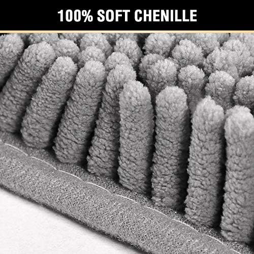 H.VERSAILTEX Microfiber Bath Rugs Chenille Floor Mat Ultra Soft Washable - Image 3
