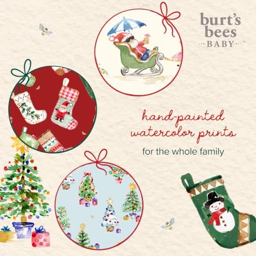 Burt's Bees Baby Matching Family Jammies, Organic Cotton, Holiday Pajamas - Image 7
