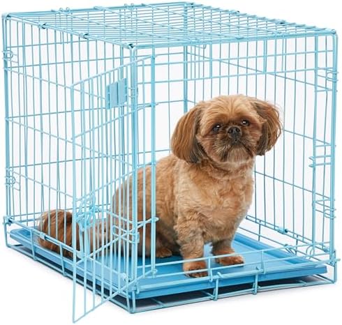 Midwest 24-Inch Blue Single Door iCrate, by MidWestHomesForPets