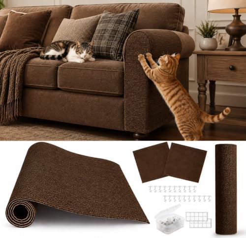 4Pack Cat Scratch Furniture Protector, Self-Adhesive by Unknown