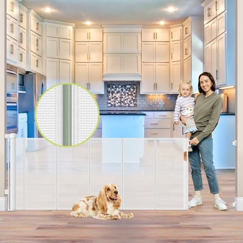 Reinforced 80 Inch Extra Wide Retractable Baby Gate by Babyproofingoutletcovers