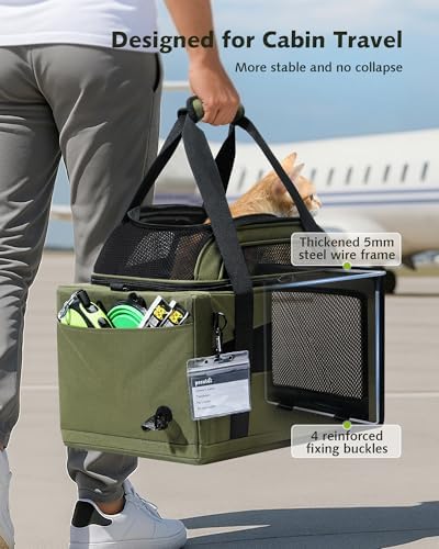 Pecute Expandable Airline Approved Pet Carrier - Image 3