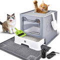 Covered Cat Litter Box, Extra Large Drawer Design by HOMAGICO