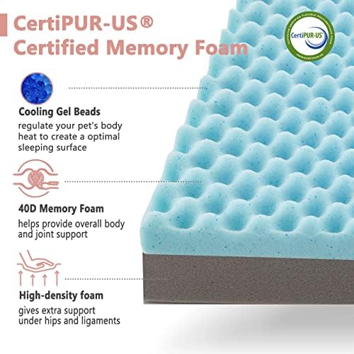 WATANIYA PET Memory Foam Orthopedic Large Dog Bed, Washable Dog Bed - Image 5