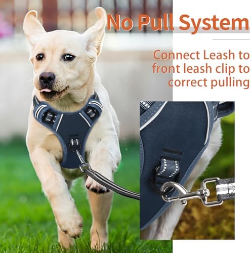 HEELE Dog Harness for Large Dogs No Pull Dog Vest Harness for Large Dog - Image 5