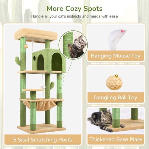 Globlazer Cactus Cat Tree Tower - Image 5