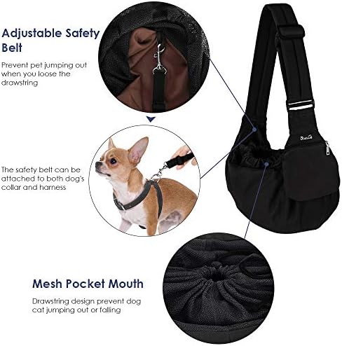 SlowTon Pet Carrier, Hard Bottom Support & Adjustable Padded Shoulder Strap - Image 2