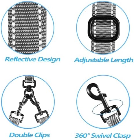 PetBonus Double Dog Leash, No Tangle Dual Leash, Walking Training Lead - Image 4