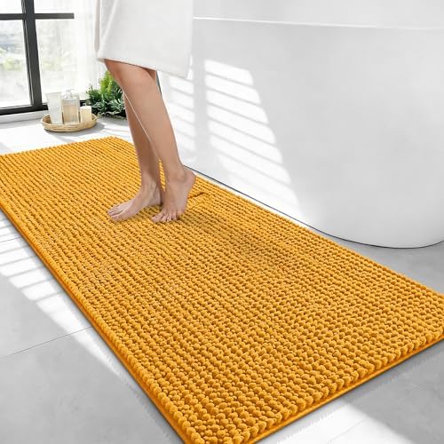 OLANLY Thick Chenille Bathroom Runner Rugs Mats 44x24 by OLANLY