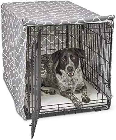 MidWest Homes for Pets Intermediate Dog Crate Cover Featuring Teflon Fabric by NewWorldPetProducts