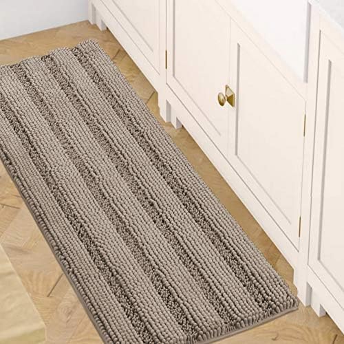 H.VERSAILTEX Bath Rugs for Bathroom Non Slip Bath Mats Extra Thick Chenille by HVERSAILTEX