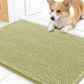 OLANLY Dog Door Mat for Muddy Paws 30x17, Super Absorbent Chenille Mud Mat by OLANLY