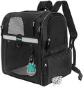 PetAmi Dog Backpack Carrier for Cats, 4-Way Entry Ventilated, 18 lbs by PetAmi
