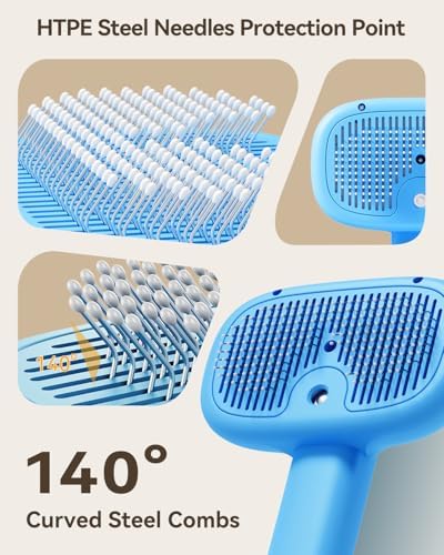 ROJECO 3-in-1 Pet Steam Brush, Spray Hair Removal Detangling Comb - Image 6