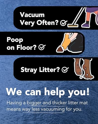 Lukamoo® Cute Cat Litter Mat, for Kitty Litter & Cute Cat Litter Box, Litter - Image 2