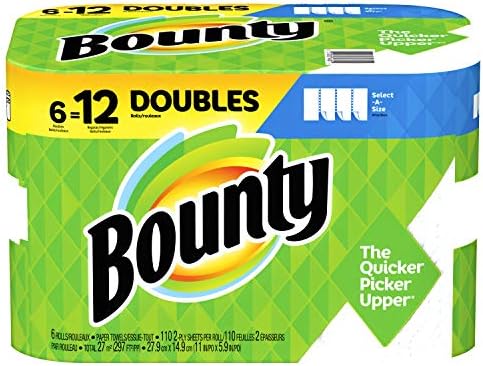 Select-a-Size Kitchen Roll Paper Towels, 5.9 x 11, 74 Sheets/Single Plus Roll by Bounty