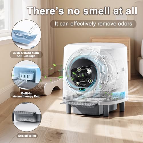 Automatic Litter Box, Self Cleaning Litter Box, Odor Control, 90L Capacity - Image 3