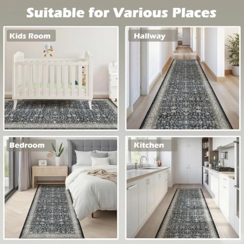 Hallway Runner Rug 2x6 for Bedroom Kitchen - Image 5
