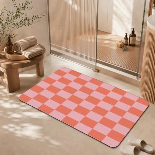 Natural Diatomaceous Earth Bath Mat, Ultra Thin Quick Dry Floor Rug - Image 2