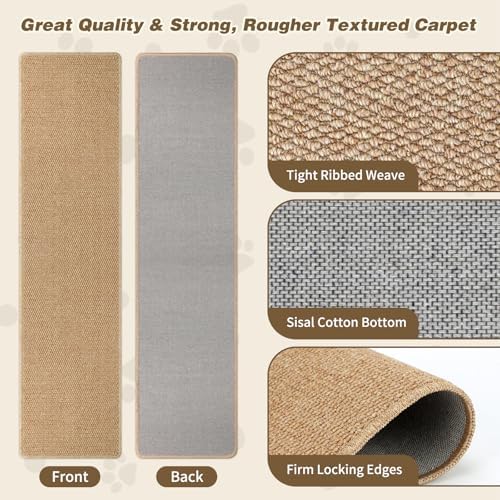 FHTONGE 71x15.8" Thickened Cat Wall Climbing Carpet - Image 2