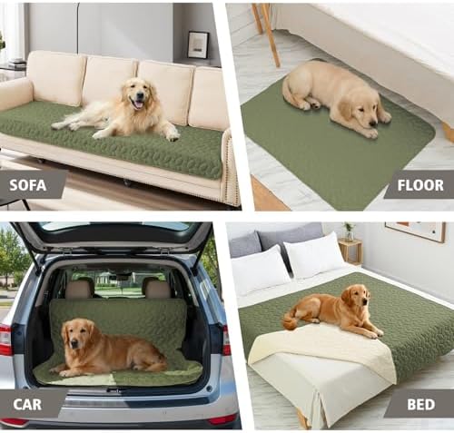 Ameritex Waterproof Pet Bed Cover Anti-Slip Dog Bed Blanket - Image 3