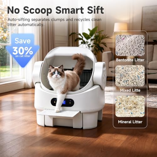 Open Top Automatic Self Cleaning Multiple Cat Litter Box - Image 4