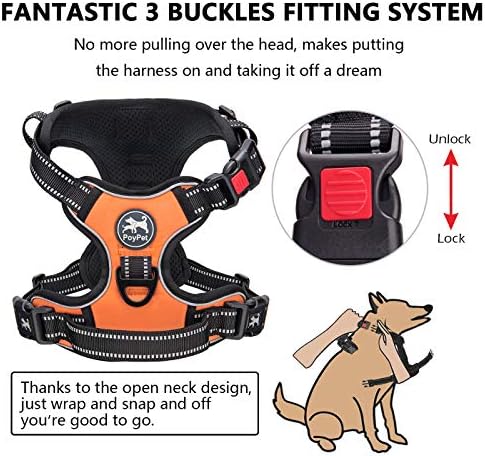 PoyPet No Pull Dog Harness Medium - Image 2