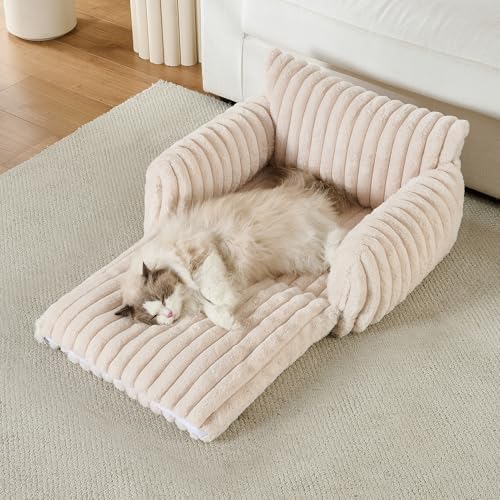 Hollypet Cat Bed Small Dog Orthopedic Couch Beds - Image 6