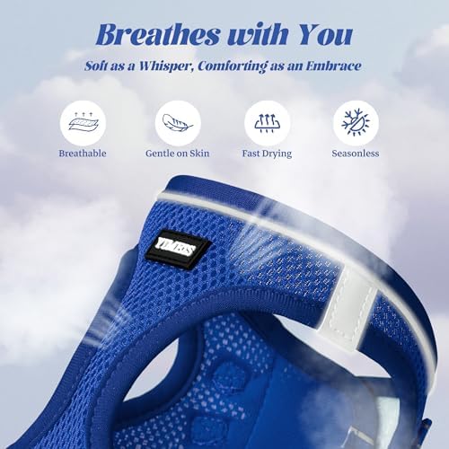 No Pull Dog Puppy Harness and Leash Set Reflective Mesh Vest XX-Small - Image 3