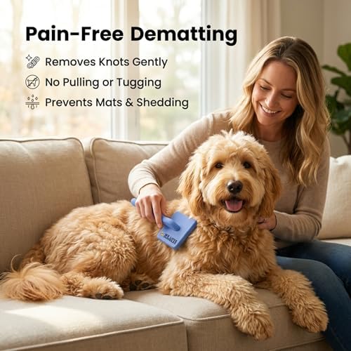 Slicker Brush for Dogs, Pet Grooming Brushes for Doodles & Poodles - Image 2